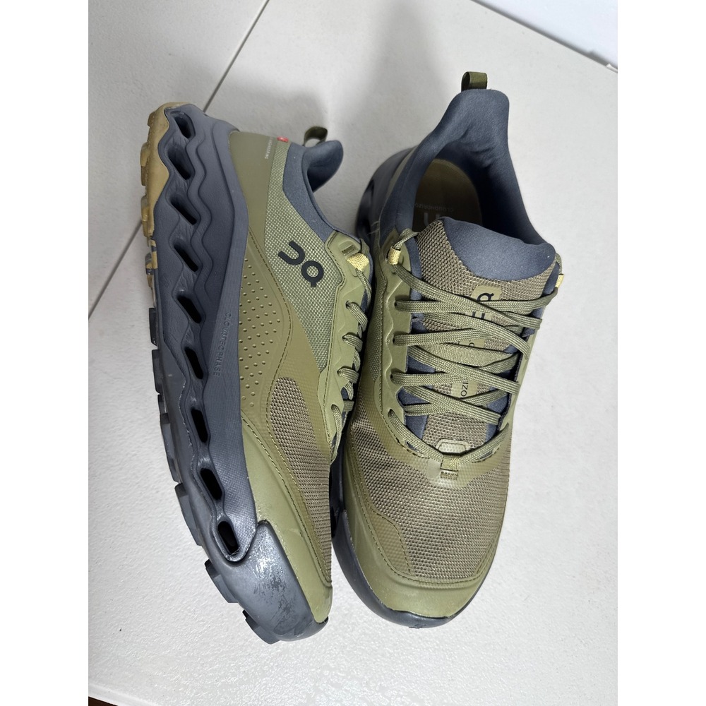 On Cloudhorizon Mens Hiking Shoes Safari Olive Magnet Green 3ME10051268 Sz 10 M